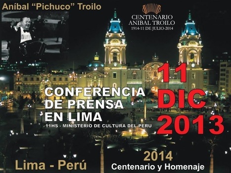 Día del Tango: Conferencia de Prensa en Lima, Perú | Mundo Tanguero | Scoop.it