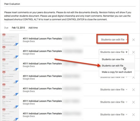 Google Classroom: Sharing Student Work Exemplars & Peer Evaluation ~ Teacher Tech ~ by Alice Keeler | Into the Driver's Seat | Scoop.it