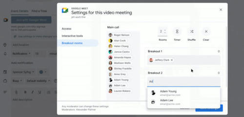 Google Meet ahora permite a los educadores configurar sus salas de estudiantes con anticipación