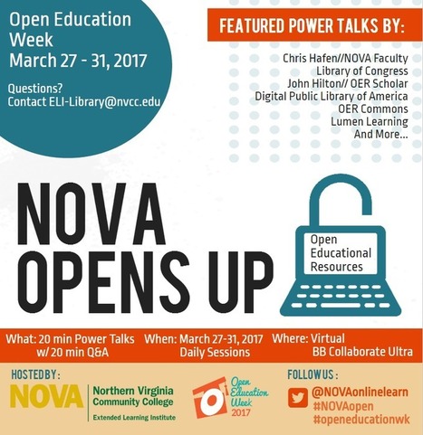 Open Ed Week 2017 #OER #openeducation #OA&nbsp;#opentextbooks #highered&nbsp; | The iOER Handbook | Scoop.it