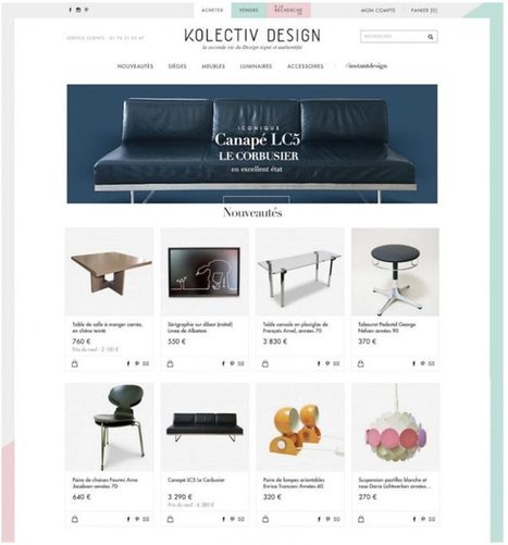 Où acheter du mobilier design de seconde main ? Kolectiv Design... | Immobilier | Scoop.it