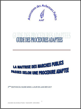 Guide des procédures adaptées - 2ème édition | Doc [actu] - Le bulletin bibliographique des nouvelles ressources disponibles au centre de documentation de l’ADACL. | Scoop.it