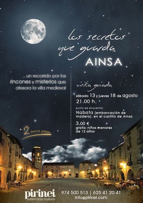 Visite nocturne à Ainsa le 18 août | Vallées d'Aure & Louron - Pyrénées | Scoop.it