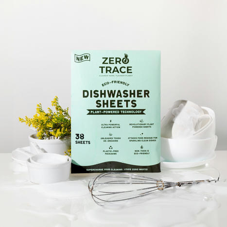 Buy Eco Friendly Dishwasher Detergent Sheets | Zero Trace | Scoop.it