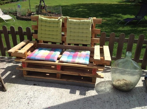 Outdoor Pallet Sofa | 1001 Pallets ideas ! | Scoop.it
