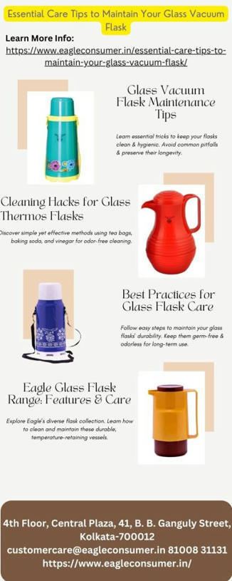 Essential Care Tips to Maintain Your Glass Vacuum Flask | Eagle Consumer Products | Scoop.it