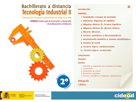 Tecnología industrial II. 2º bachillerato. Bachillerato a distancia - Publicaciones - Ministerio de Educación, Cultura y Deporte | tecno4 | Scoop.it