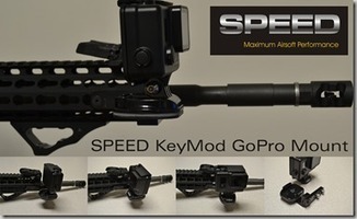 ARNIE'S AIRSOFT NEWS! - SPEED releases new generation GoPro KeyMod rail mount | Thumpy's 3D House of Airsoft™ @ Scoop.it | Scoop.it