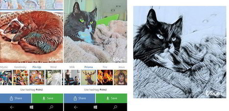 Vinci, para convertir fotos en obras de arte; como Prisma, pero tambi&eacute;n para Windows Phone | TIC & Educaci&oacute;n | Scoop.it