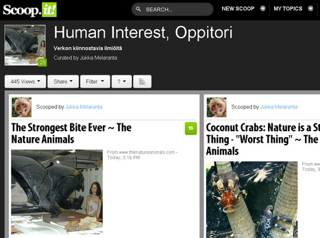 Human Interest, Oppitori | 1Uutiset - Lukemisen tähden | Scoop.it