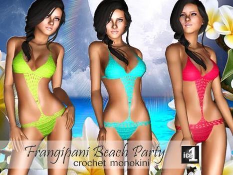 ice1's Crochet Monokini : TSR (Gratuit) | Les Sims | Scoop.it