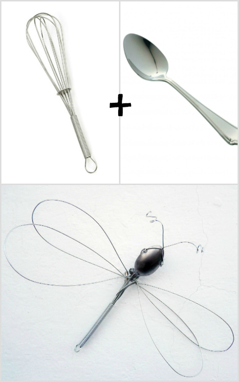 Upcycle: Whisk and spoon dragonfly | Upcycled Garden Style | Scoop.it