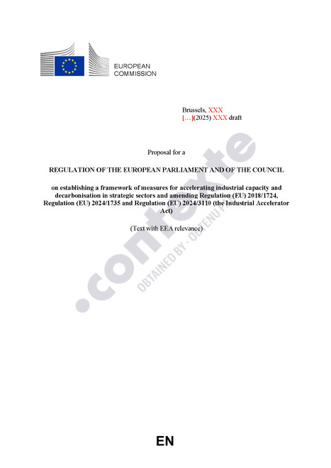 Propuesta de la Comisi&oacute;n Europea sobre el Reglamento sobre aceleraci&oacute;n industrial y descarbonizaci&oacute;n de sectores estrat&eacute;gicos (Industrial Accelerator Act) | Contexto energ&eacute;tico general | Scoop.it