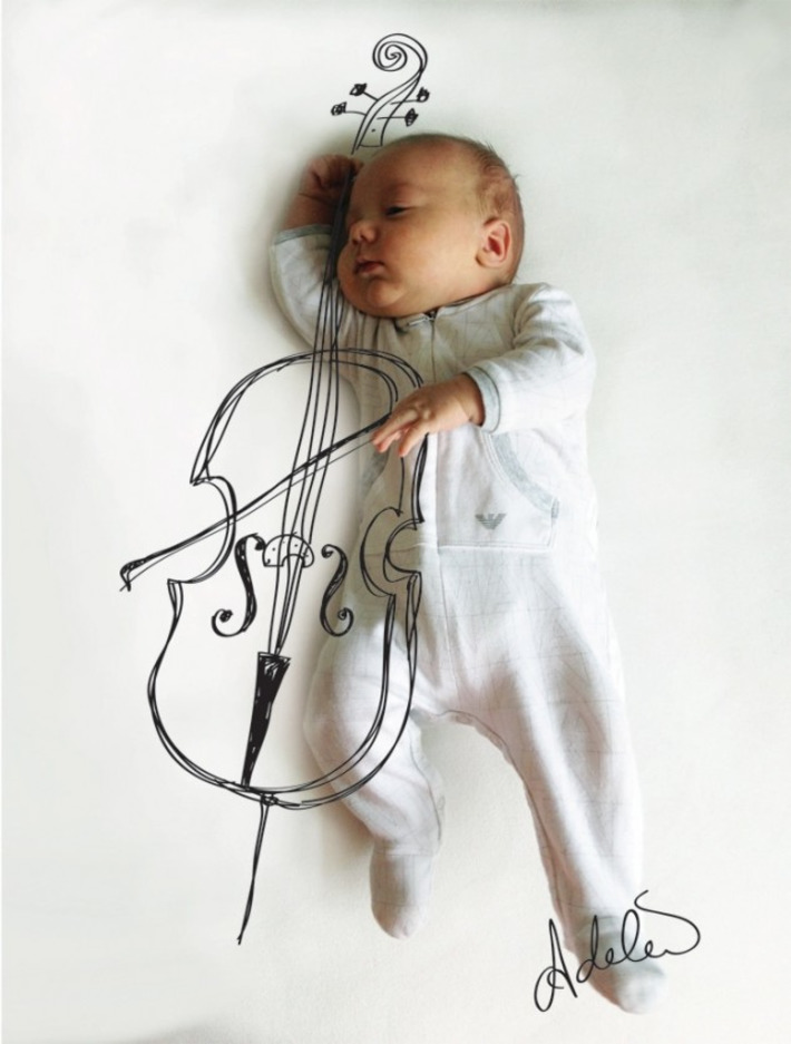 Mom turns her infant son’s nap positions into awesome activities with a pen | Walking On Sunshine | Scoop.it