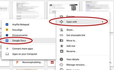 An Easy Way to Convert PDFs to Microsoft Word Documents Using Google Drive | TIC & Educación | Scoop.it