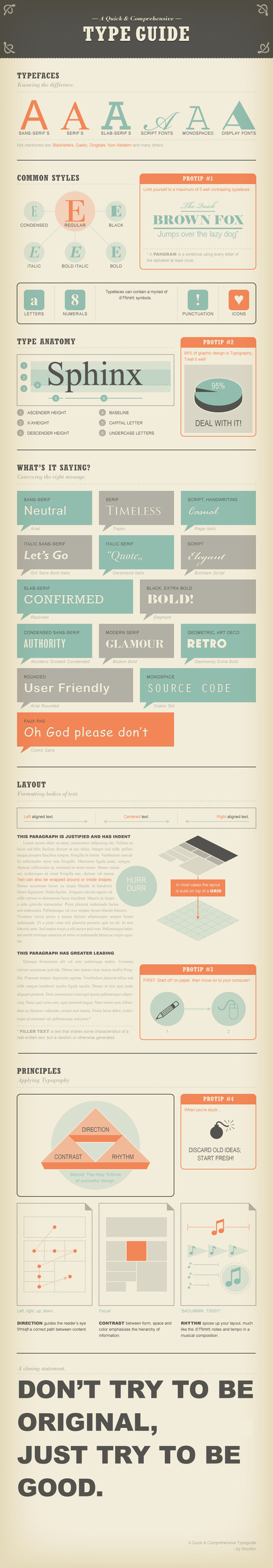 A guide to typography (Infographic) | check it out! | Time to Learn | Scoop.it