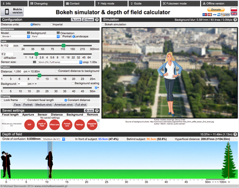 Bokeh & DOF Visualizer Helps To ‘See’ What Sensor Sizes And Settings Do | Photography by products | Scoop.it