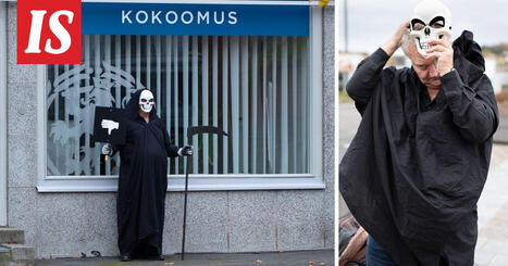 Poliitikkoja pelottanut viikatemies on 70-vuotias el&auml;kel&auml;inen &ndash; asu on viesti | A1Uutiset | Scoop.it