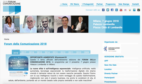 Forum della Comunicazione  Milano, 7 giugno 2018 | Italian Social Marketing Association -   Newsletter 226 | Scoop.it
