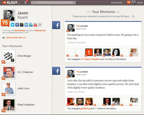 Have you seen the new Klout.com? | MarketingHits | Scoop.it