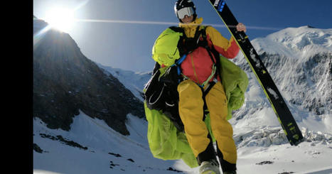 Ski base jump. Neuf ans après avoir frôlé la mort, “Super Frenchie” devient le premier ski base jumper à sauter depuis l’aiguille du Goûter | No limite | Scoop.it