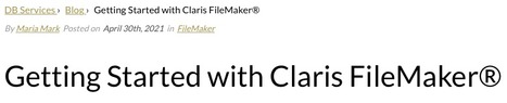 Getting Started with Claris FileMaker® | Learning Claris FileMaker | Scoop.it