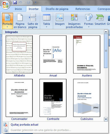 Como insertar una portada en Word | Education 2.0 & 3.0 | Scoop.it