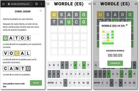 Xa podemos xogar a Wordle en español e galego | TIC & Educación | Scoop.it