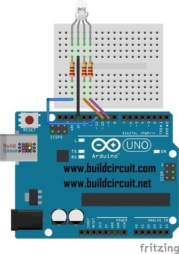 Arduino Project 27-Arduino RGB LED experiment  | tecno4 | Scoop.it