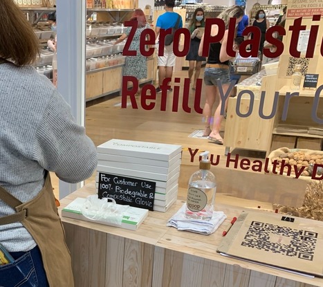 'Zero plastic' organic foods retailer introduces disposable gloves for customers as Covid-19 prevention measure | News | Coastal Restoration | Scoop.it
