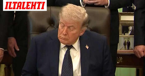 Video: Trumpin silm&auml;t painuivat j&auml;lleen kiinni | 1Uutiset - Lukemisen t&auml;hden | Scoop.it