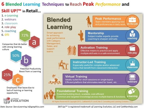 6 Blended Learning Techniques Infographic - e-Learning Infographics | E-Learning-Inclusivo (Mashup) | Scoop.it