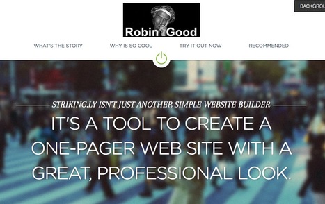 One-Page Builder Makes It Easy To Create Great-Looking Web Pages: Striking.ly | Web Publishing Tools | Scoop.it