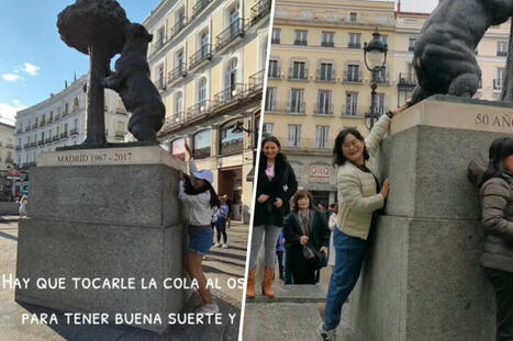 La gente ha empezado a hacer fila para tocarle el culo a la estatua del oso de Madrid. Tiene tan poco sentido como parece | Mi Cajón de Ideas | Scoop.it