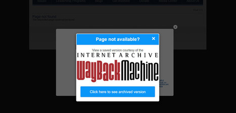 La extensión para leer páginas caídas o borradas de la Web | TIC & Educación | Scoop.it