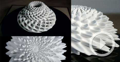 Fascinating 3D-Printed Fibonacci Zoetrope Sculptures | Art Installations, Sculpture, Contemporary Art | Scoop.it