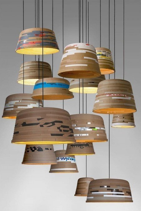 Cardboard Lamp - iD Lights | 1001 Light ideas ! | Scoop.it