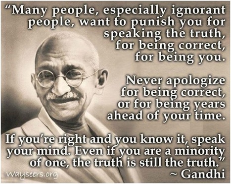 Gandhi... | Quote for Thought | Scoop.it