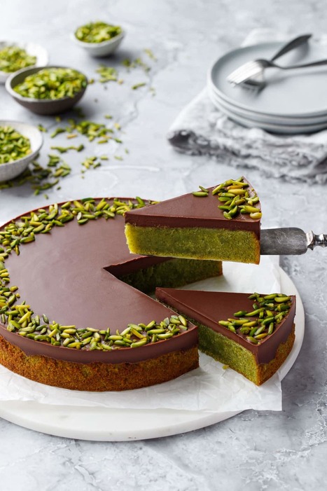 Flourless Pistachio Cake with Chocolate Ganache | Passion for Cooking | Scoop.it