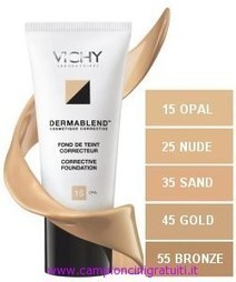 Campioncini omaggio di Fondotinta Vichy Dermablend - Campioncini Gratuiti | Campioni omaggio profumi, fondotinta, trucchi, creme viso e corpo | Scoop.it