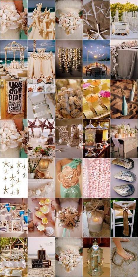 30 Beach Themed Wedding Projects Diy Insp