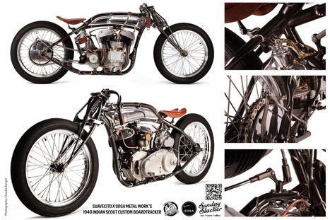 Grease n Gasoline: 1940 Indian Scout Custom Board Tracker | Cars | Motorcycles | Gadgets | Scoop.it