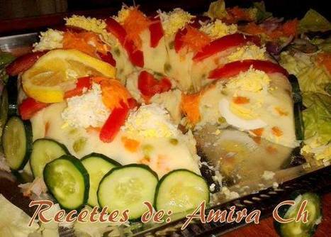 Salade de pomme de terre en couronne | recettes du ramadan  وصفات رمضان أطباق رمضان مطبخ رمضان | Scoop.it