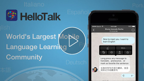 HelloTalk Language Exchange App | Tools for Teachers & Learners | Scoop.it