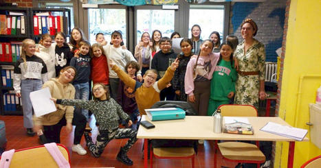 Quand les élèves de l’école d’application de Morlanwelz passent une journaliste à la question | Enseignement- Formation | Scoop.it
