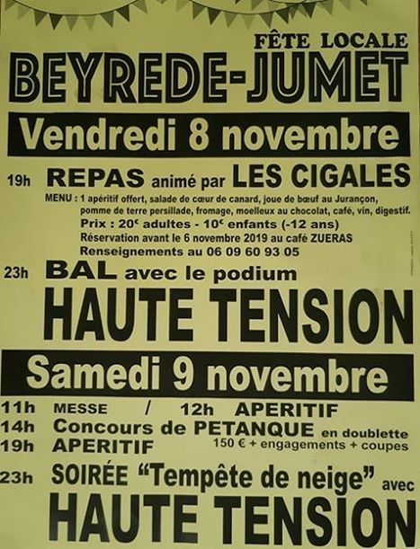 Beyrède-Jumet en fête les 8 et 9 novembre | Vallées d'Aure & Louron - Pyrénées | Scoop.it
