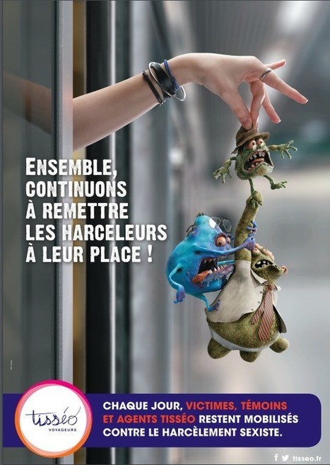 Toulouse : Tisséo dévoile de nouvelles affiches choc contre le harcèlement dans les transports | Toulouse La Ville Rose | Scoop.it