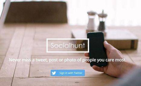 Social Hunt: alertas por correo de nuevos tweets en cuentas seleccionadas | TIC & Educación | Scoop.it
