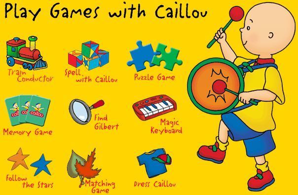 Caillou Games Pbs