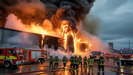 Incendie &agrave; Salaise-sur-Sannes : plus de 100 pompiers mobilis&eacute;s dans une usine de d&eacute;chets. #RisquesIndustriels #Pollution | Gestion de crise | Scoop.it